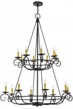 Meyda Blue 156129 - 45"W Estrella 16 LT Two Tier Chandelier