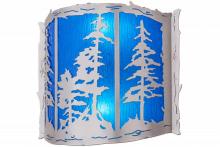 Meyda Blue 158830 - 15"W Tall Pines Wall Sconce