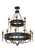 Meyda Blue 168295 - 60" Wide Marta 18 Light Two Tier Chandelier