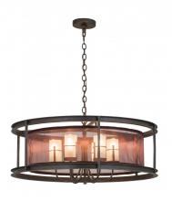 Meyda Blue 169088 - 36" Wide Cordoba 6 Light Pendant