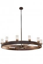 Meyda Blue 173951 - 94"W Molle Cilindro 12 LT Chandelier