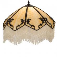 Meyda Blue 182160 - 19"W Regina Fringed Shade