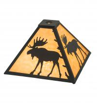 Meyda Blue 187274 - 12" Square Moose Shade