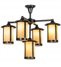 Meyda Blue 218223 - 30" Wide Fulton 5 Light Chandelier