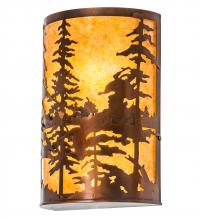 Meyda Blue 224710 - 12" Wide Tall Pines Wall Sconce