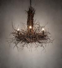 Meyda Blue 226214 - 36" Wide Twigs 6 Light Chandelier