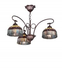 Meyda Blue 231065 - 28" Wide Tiffany Candice 3 Light Chandelier