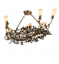 Meyda Blue 243530 - 46" Long Vinca Vine 7 Light Chandelier