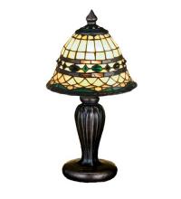 Meyda Blue 27535 - 15"H Tiffany Roman Mini Lamp