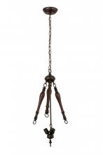 Meyda Blue 30459 - 18"W Mahogany Bronze 3 LT Pendant Hardware