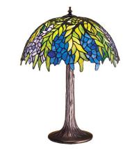 Meyda Blue 30541 - 23"H Tiffany Honey Locust Table Lamp
