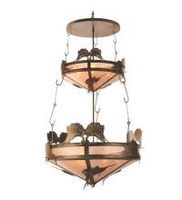 Meyda Blue 99648 - 44" Wide Catch of the Day Sailfish Two Tier Inverted Pendant