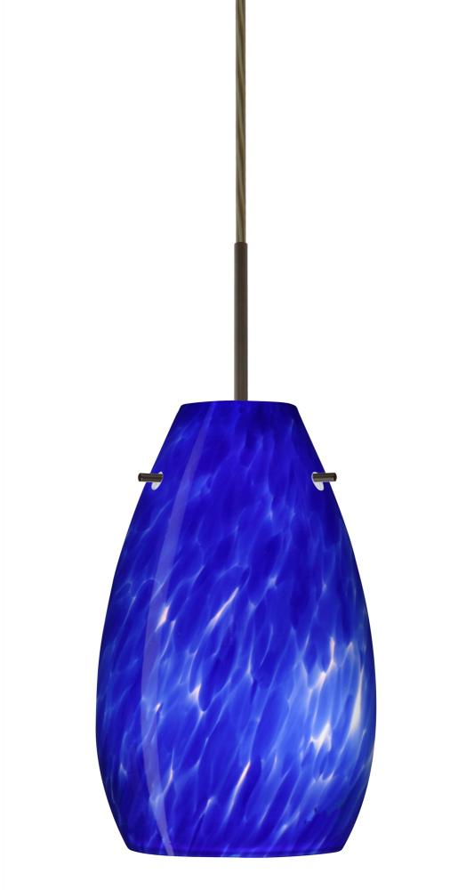 Besa Pera 9 LED Pendant Blue Cloud Bronze 1x9W LED