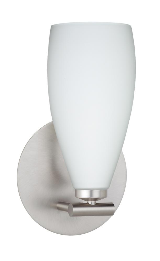 Besa Wall Karli Satin Nickel Opal Matte 1x5W LED