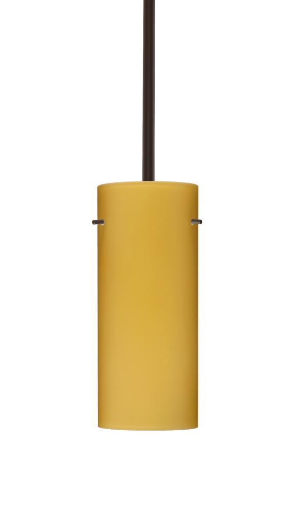 Besa Stilo 10 Stem Pendant Bronze Vanilla Matte 1x100W Medium Base