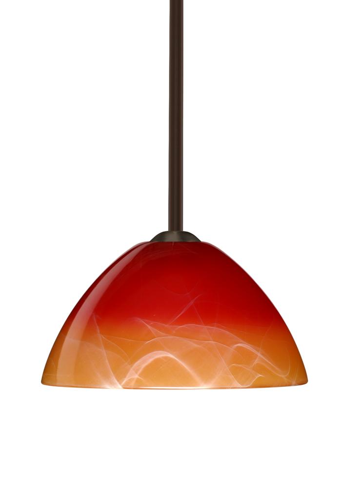 Besa Stem Pendant Tessa Bronze Solare 1x75W Medium Base