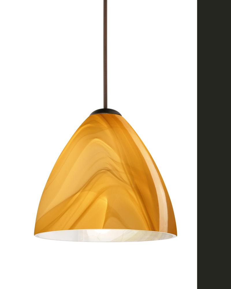 Besa Pendant Mia Bronze Honey 1x50W Halogen