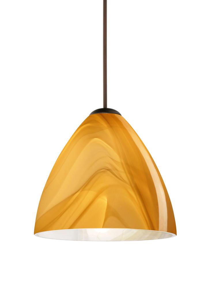 Besa Pendant Mia Bronze Honey 1x50W Halogen