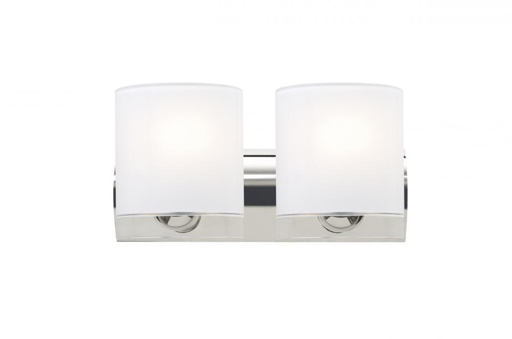 Besa, Celtic Vanity, Opal Glossy/Clear, Chrome Finish, 2x9W LED