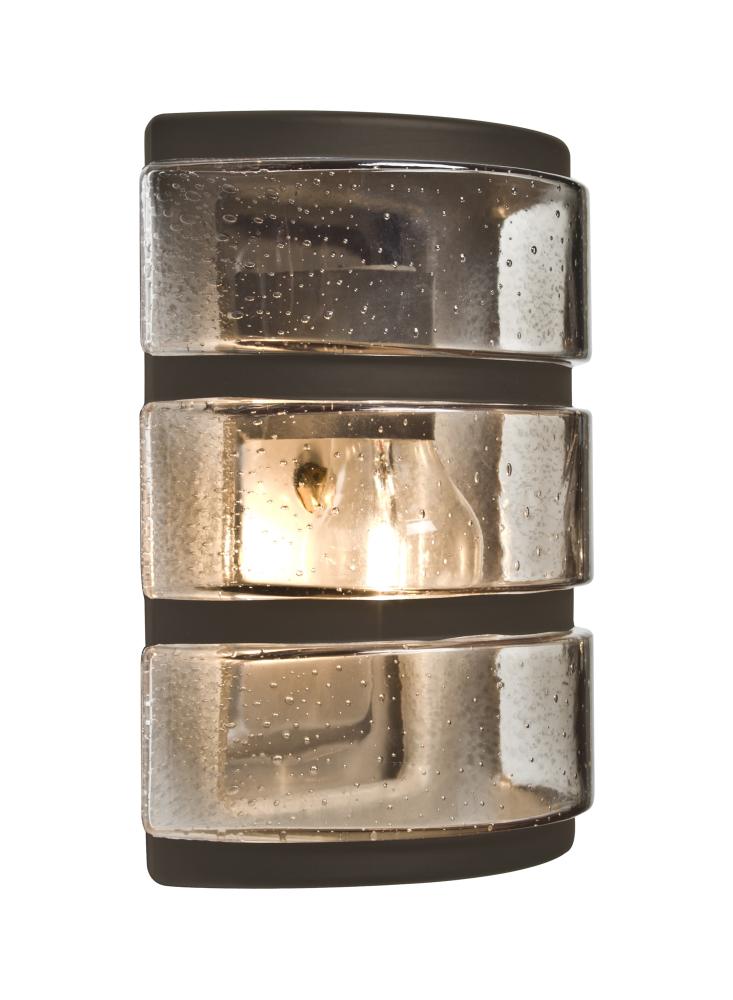 Costaluz, 3534 Series Post mount,  Bronze/Smoke Bubble, 1x75W Medium base