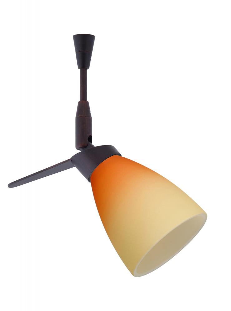 Besa Spotlight Andi Bronze Bicolor Orange/Pina 1x35W Halogen Mr11