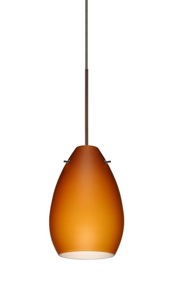 Besa Pendant For Mulitport Canopy Pera 6 Bronze Amber Matte 1x50W Halogen