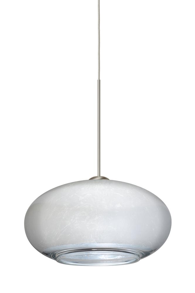 Besa Pendant For Multiport Canopy Brio 7 Satin Nickel Silver Foil 1x35W Halogen