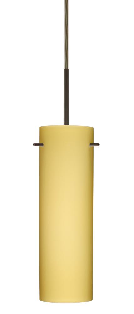 Besa Copa Pendant Bronze Vanilla Matte 1x50W Candelabra