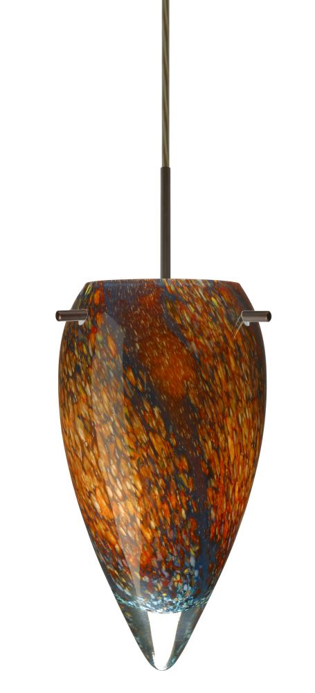 Besa Juli LED Pendant For Multiport Canopy Ceylon Bronze 1x9W LED