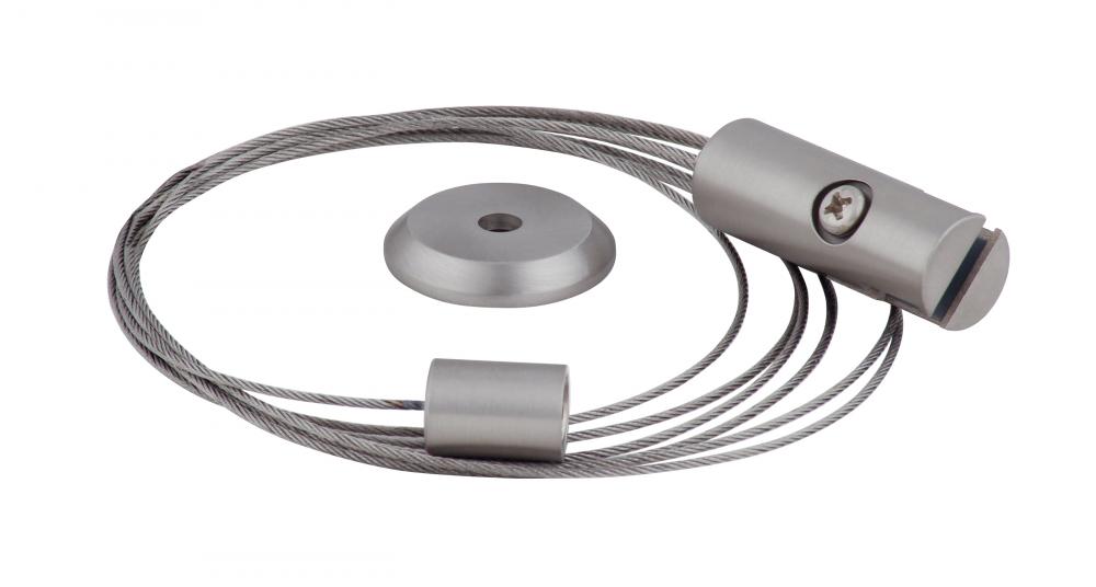 Besa 5Ft. Adjustable Cable Support Satin Nickel