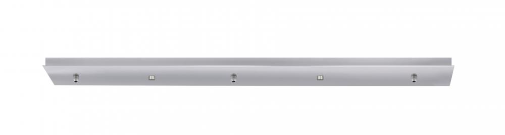 Besa 3-Light Bar 120V Multiport Canopy, Satin Nickel