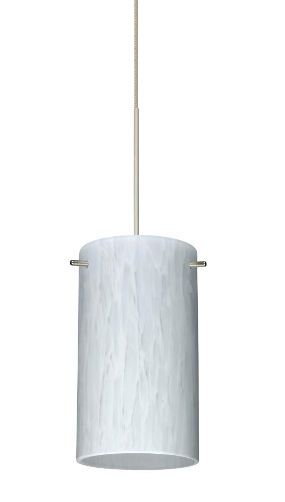 Besa Stilo 7 Pendant Carrera Satin Nickel 1x5W LED