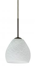 Besa Lighting 1BC-412260-LED-BR - Besa Bolla LED Pendant Cocoon Bronze 1x9W LED