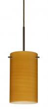 Besa Lighting 1BC-4404OK-BR - Besa Stilo 7 Pendant Bronze Oak 1x50W Candelabra