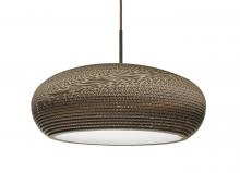 Besa Lighting 1JT-VENUS-LED-BR - Besa, Venus Cord Pendant, Bronze Finish, 1x9W LED