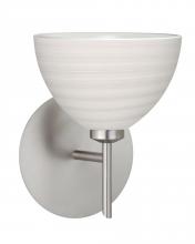 Besa Lighting 1SW-4679KR-LED-SN - Besa Wall Brella Satin Nickel Chalk 1x5W LED