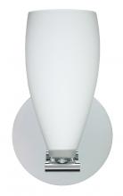 Besa Lighting 1SX-719807-PN - Besa Wall Karli Polished Nickel Opal Matte 1x40W G9