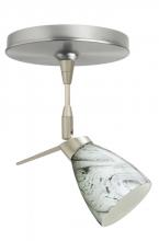 Besa Lighting 1SP-5044MG-SN - Besa Spotlight Andi Satin Nickel Marble Grigio 1x35W Halogen Mr11