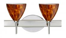 Besa Lighting 2SW-177918-CR - Besa Wall Mia Chrome Amber Cloud 2x40W G9