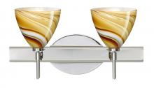 Besa Lighting 2SW-1779HN-CR - Besa Wall Mia Chrome Honey 2x40W G9