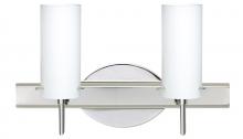 Besa Lighting 2SW-440307-LED-CR - Besa Wall Copa 3 Chrome Opal Matte 2x5W LED