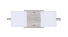 Besa Lighting 2WS-773507-LED-SN - Besa Wall Alex Satin Nickel Opal Matte 2x5W LED