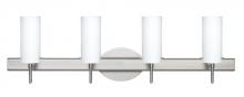 Besa Lighting 4SW-440307-SN - Besa Wall Copa 3 Satin Nickel Opal Matte 4x40W G9