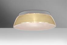 Besa Lighting 9663CRC-LED - Besa, Pica 14 Ceiling, Creme Sand, 2x9W LED