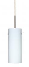 Besa Lighting J-412307-LED-BR - Besa Stilo 10 LED Pendant For Multiport Canopy Opal Matte Bronze 1x9W LED