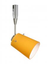 Besa Lighting RSP-5118AM-12-SN - Besa Spotlight With 12" Stem Tammi 3 Satin Nickel Apricot Matte 1x50W Halogen Mr16