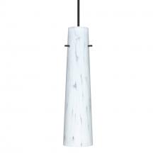 Besa Lighting X-567419-BK-L - Besa Camino Pendant for Multiport Canopy Black Carrera 1x50W Halogen, 15Ft. Cord