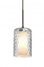 Besa Lighting J-ESACL-LED-BR - Besa, Esa Cord Pendant For Multiport Canopy, Clear, Bronze Finish, 1x5W LED
