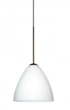 Besa Lighting 1XC-177907-BR - Besa Pendant Mia Bronze Opal Matte 1x50W Halogen