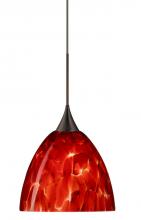 Besa Lighting XP-757041-BR - Besa Pendant Sasha Bronze Garnet 1x50W GY6.35